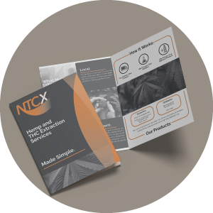 A brochure for a company called NTCX