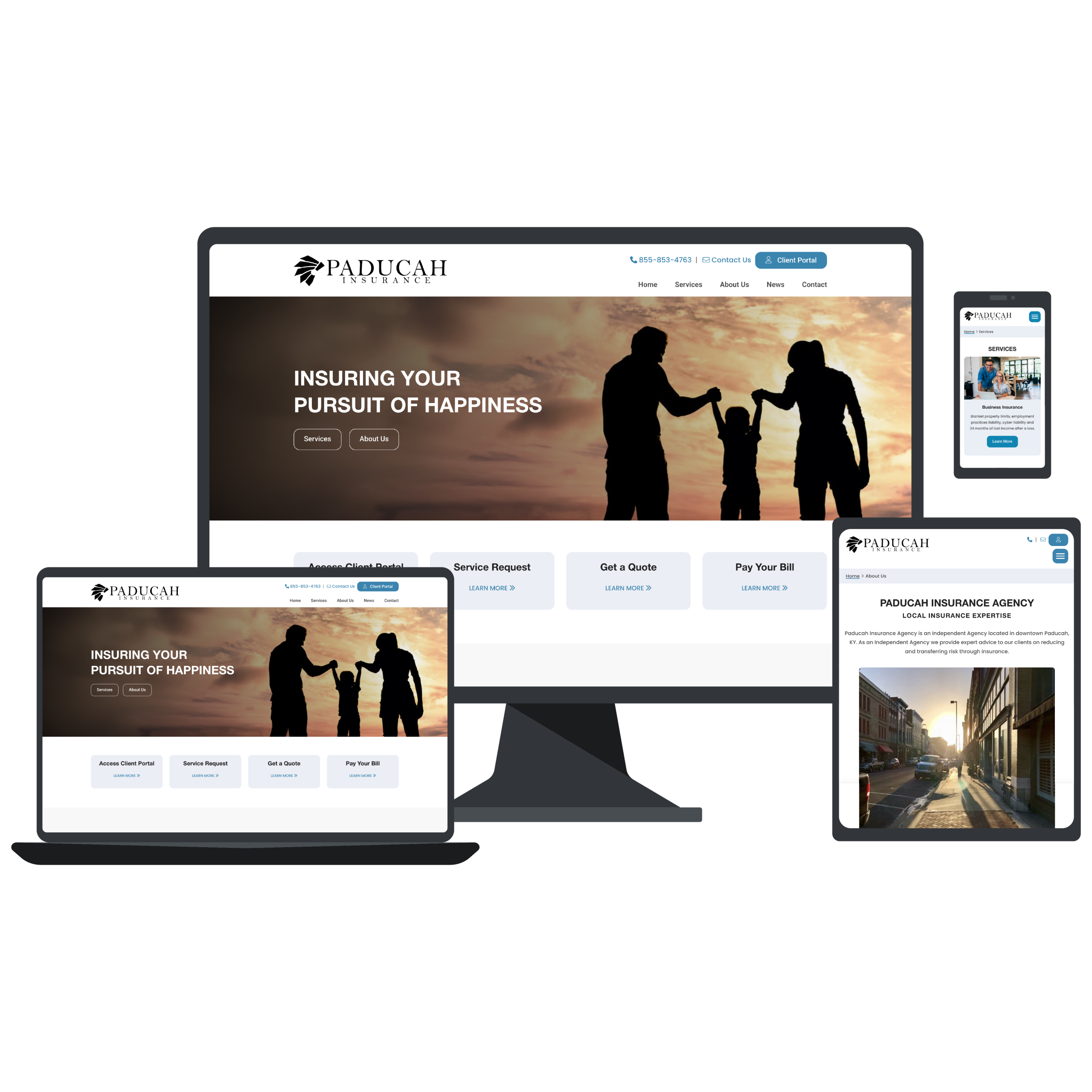 Paducah Insurance - Web Design