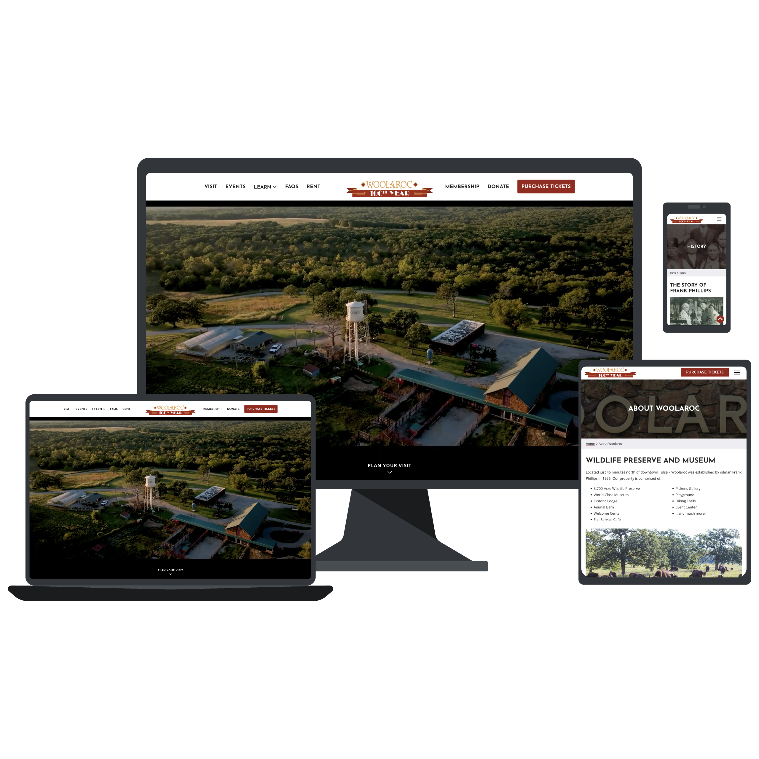 Woolaroc - Web Design